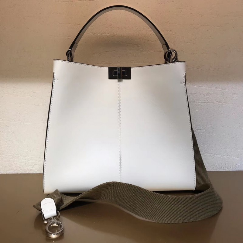 Fendi Peekaboo X-Lite Medium Calfskin Bag 8BN310