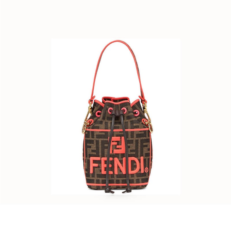 Fendi Mon Tresor Roma Amor Fabric Mini Bag 8BS010