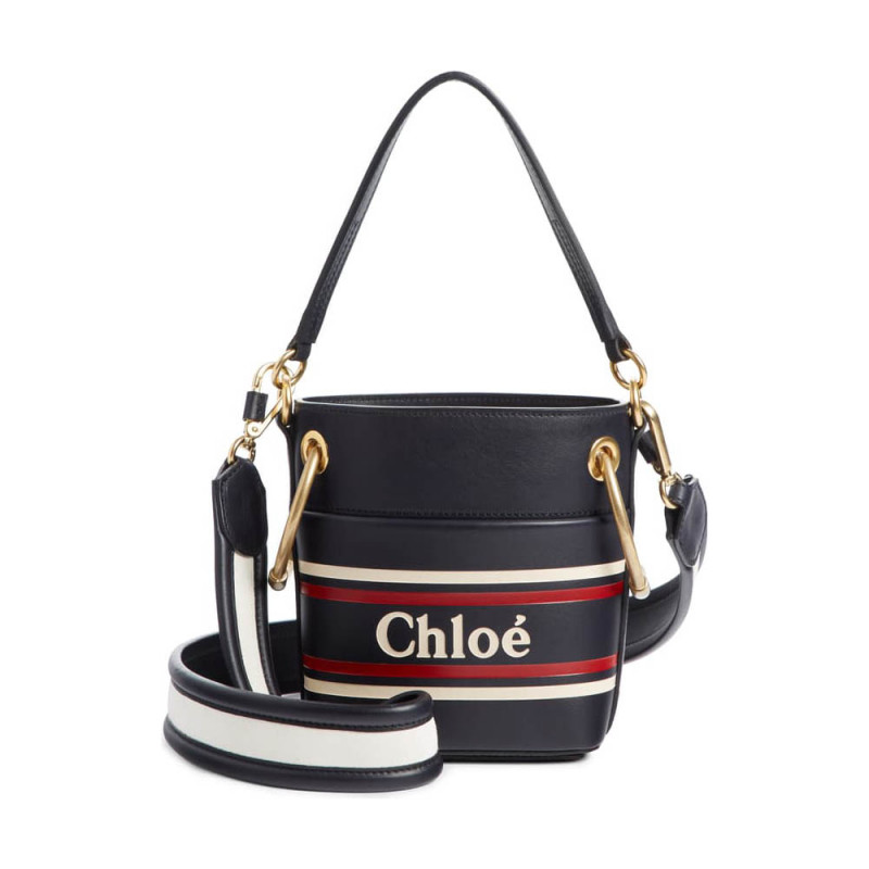 Chloe Roy Mini Smooth Leather Bucket Bag 3S508