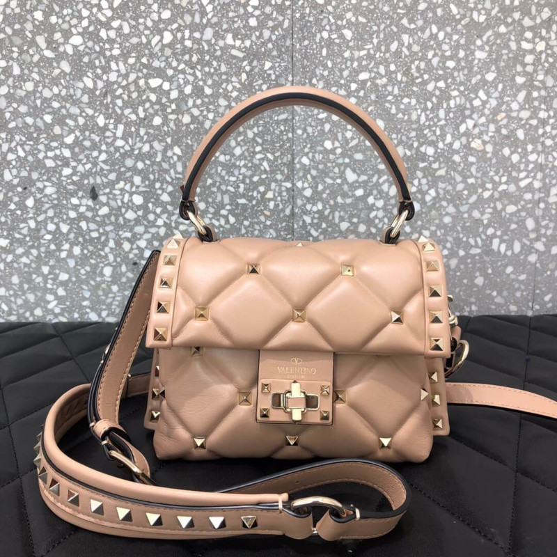 Valentino Garavani Candystud Mini Leather Shoulder Bag 0220