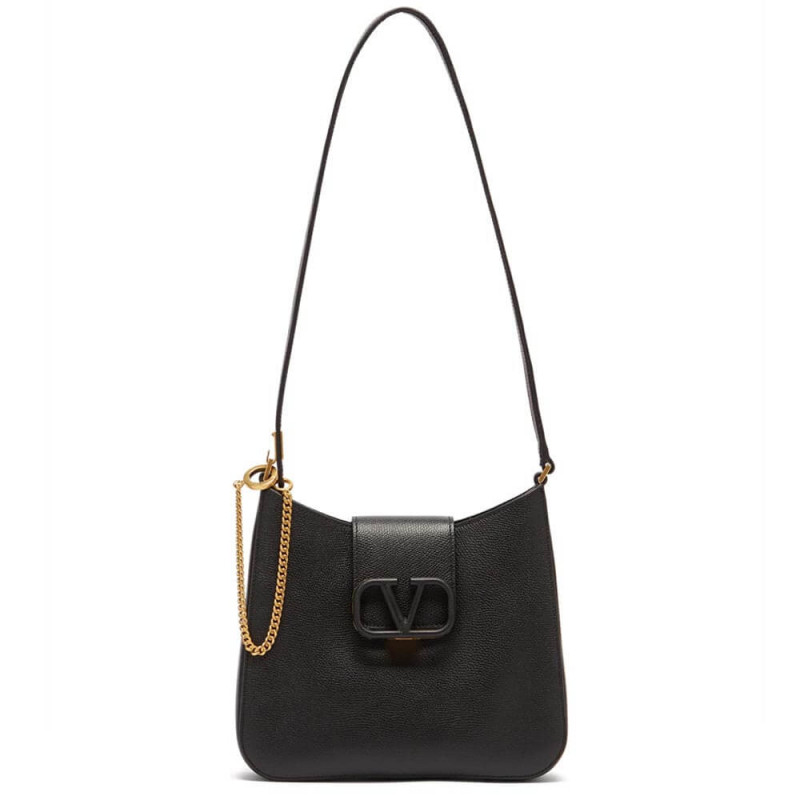 Valentino V-Sling Small Grained-Leather Shoulder Bag 0017