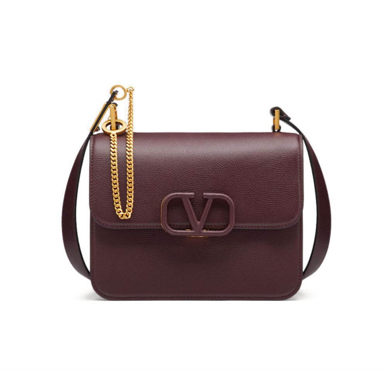 Valentino Garavani Vsling Grainy Calfskin Shoulder Bag 0028