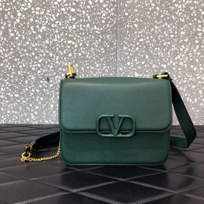 Valentino Garavani Vsling Grainy Calfskin Shoulder Bag 0028