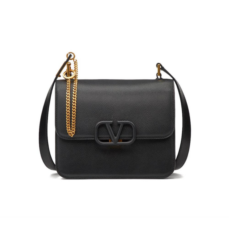 Valentino Garavani Vsling Grainy Calfskin Shoulder Bag 0028