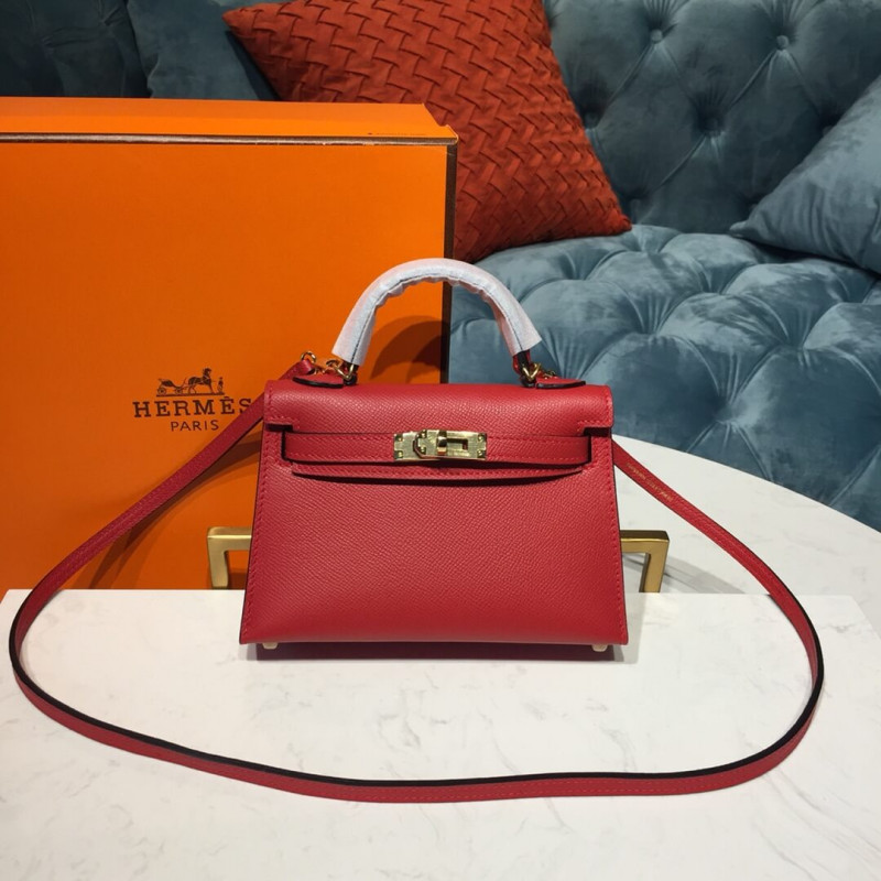 Hermes Kelly Bag 19cm in Epsom Leather