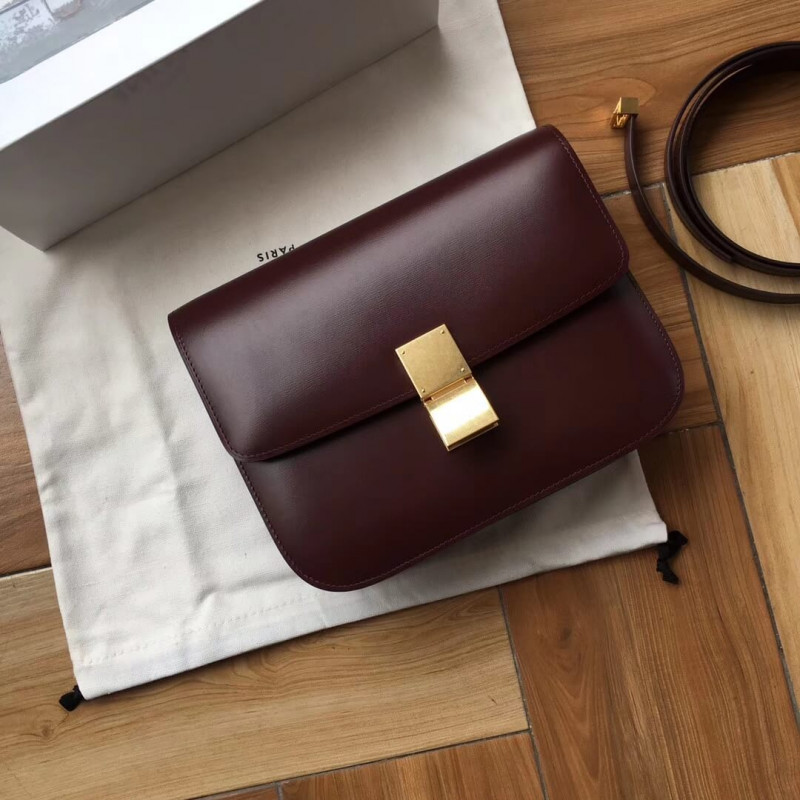 Celine Medium Classic Bag in Box Calfskin 189173