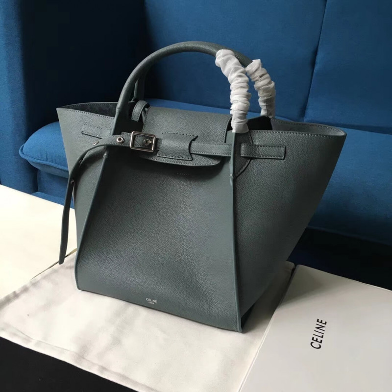 Celine Small Big Bag With Long Strap In Supple Grained Calfskin 189313