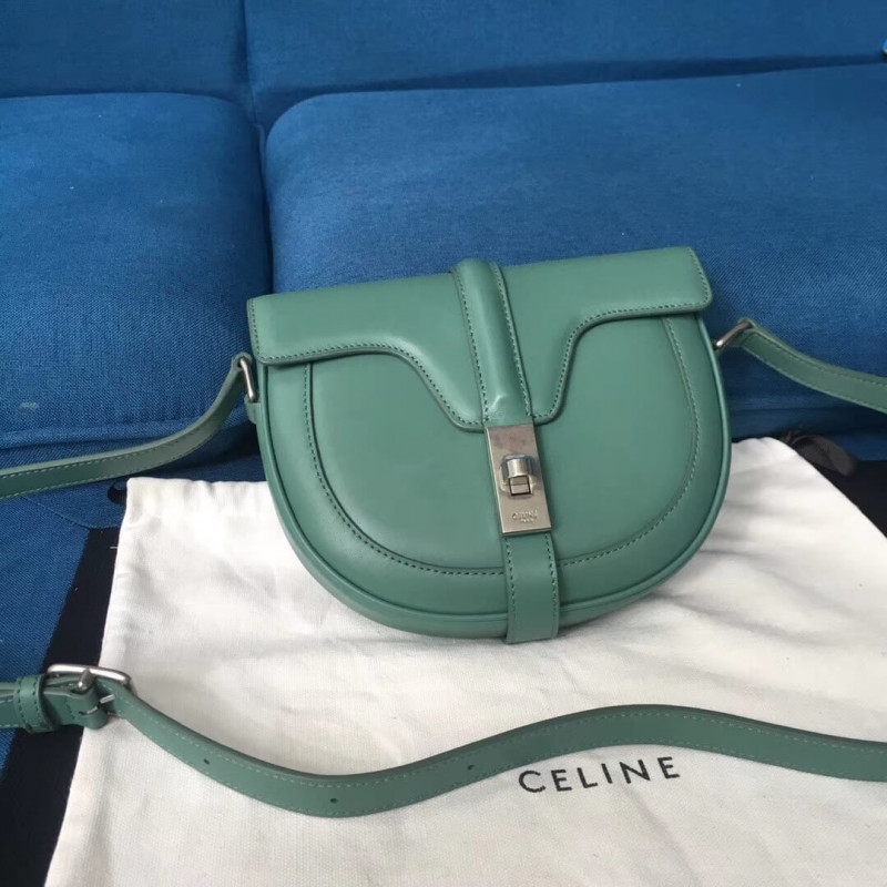 Celine Small Besace 16 Bag In Satinated Calfskin 188013