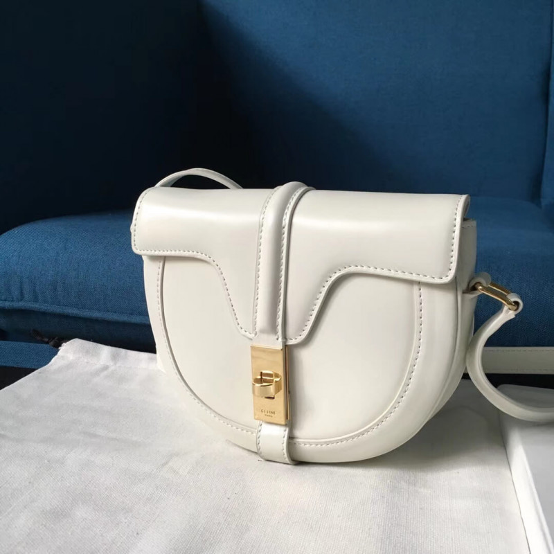 Celine Small Besace 16 Bag In Satinated Calfskin 188013