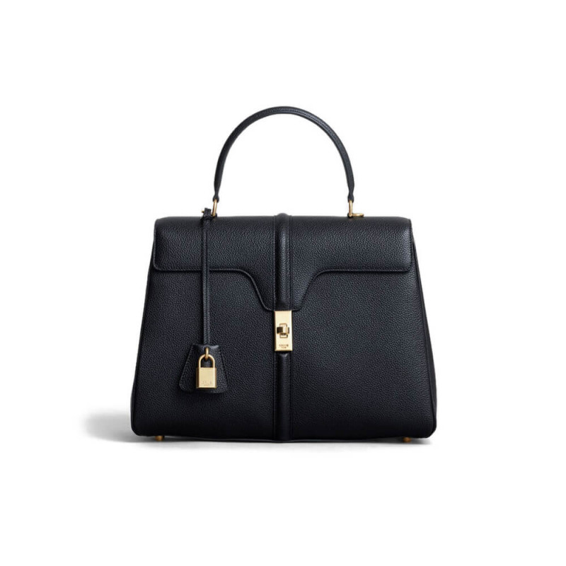 Celine Medium 16 Bag In Grained Calfskin 187373