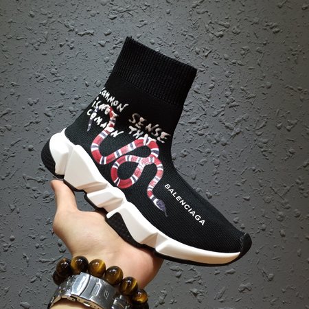 Balenciaga PU+TPU combination bottom socks shoes