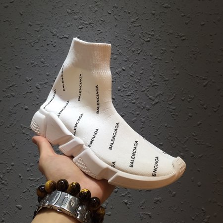 Balenciaga all white shoes