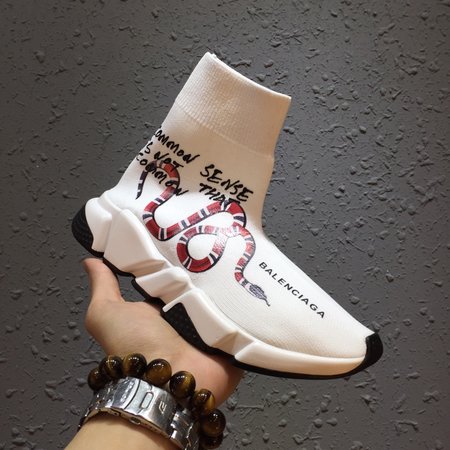 Balenciaga PU+TPU combination bottom socks shoes