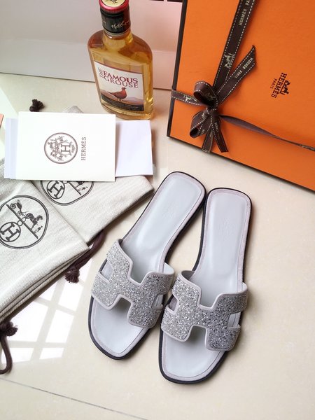 Hermes H series classic slippers