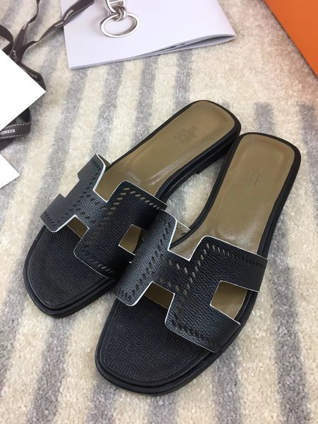 Hermes H series classic slippers