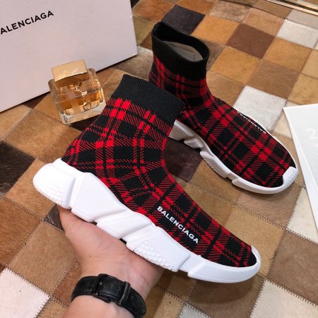 Balenciaga plaid shoes