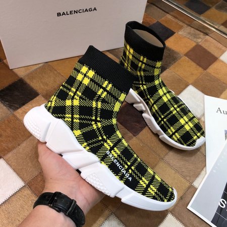 Balenciaga plaid shoes