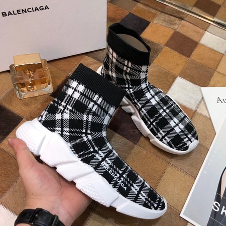 Balenciaga plaid shoes