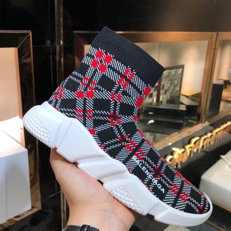 Balenciaga plaid shoes