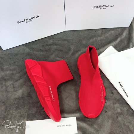 Balenciaga red sock shoes