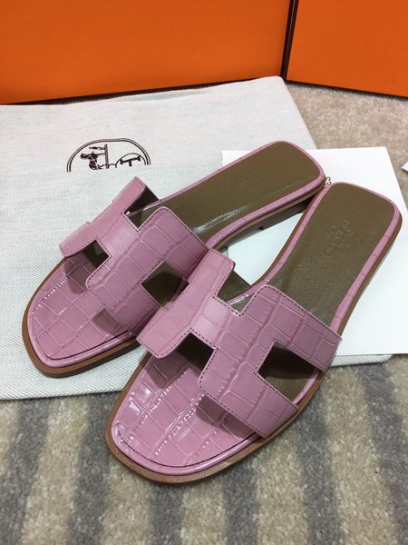 Hermes H series classic slippers