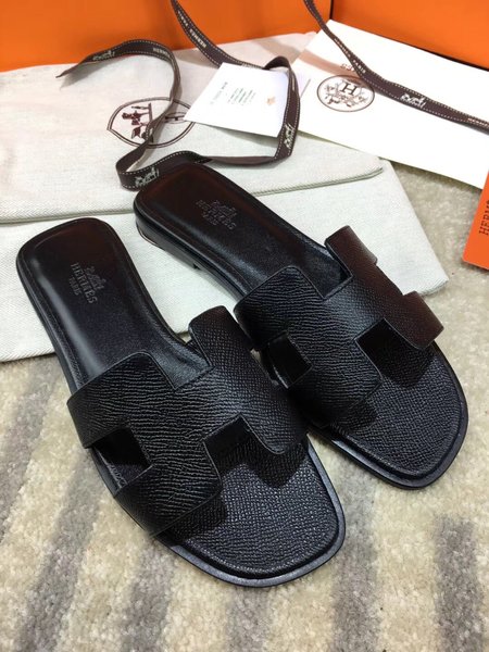 Hermes H series classic slippers