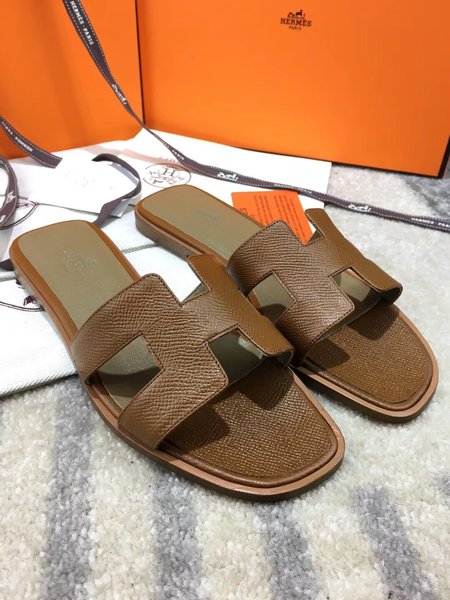 Hermes H series classic slippers