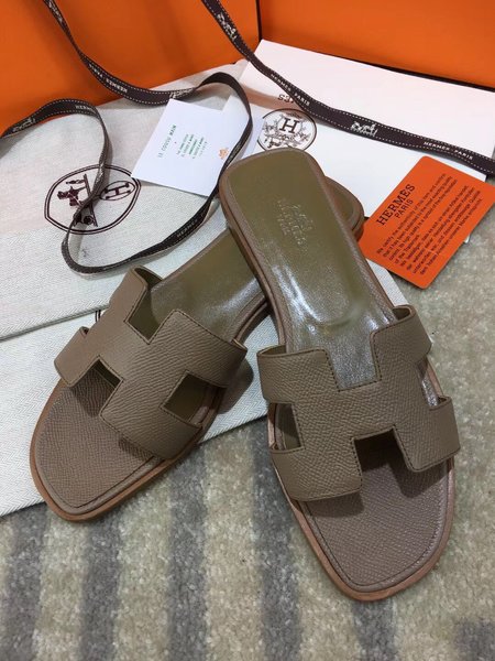 Hermes H series classic slippers