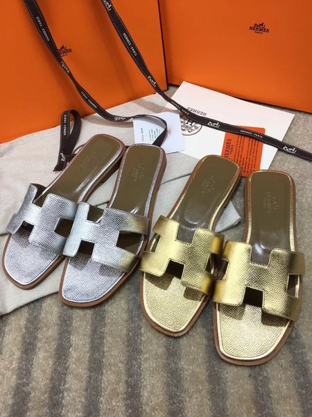 Hermes H series classic slippers