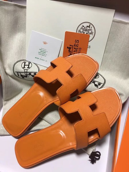 Hermes H series classic slippers