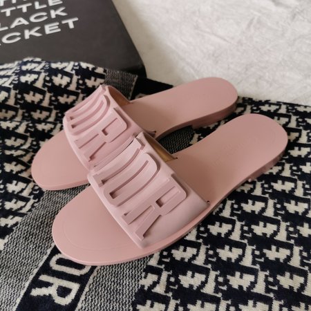 Chanel colorful letter slippers