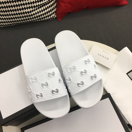 Gucci Hollow Logo slippers