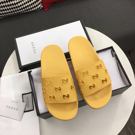 Gucci Hollow Logo slippers