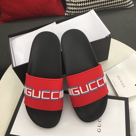 Gucci Hollow Logo slippers