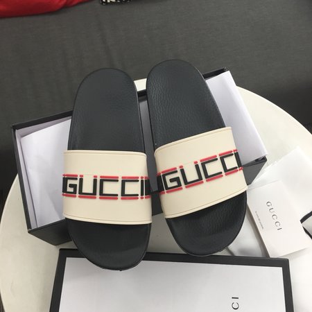 Gucci Hollow Logo slippers