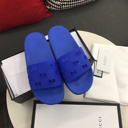 Gucci Hollow Logo slippers