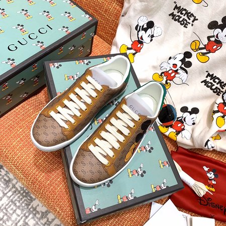 Gucci Disney Ace casual running shoes