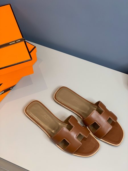 Hermes Classic H slippers high-end footwear series