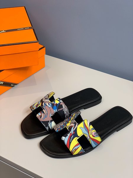 Hermes Classic H slippers high-end footwear series