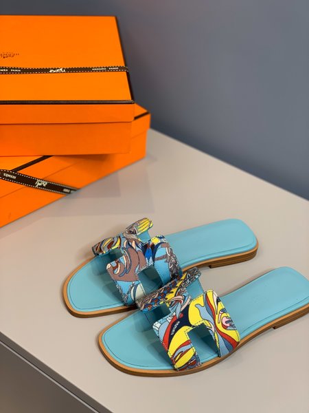 Hermes Classic H slippers high-end footwear series