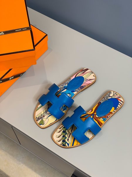 Hermes Classic H slippers high-end footwear series