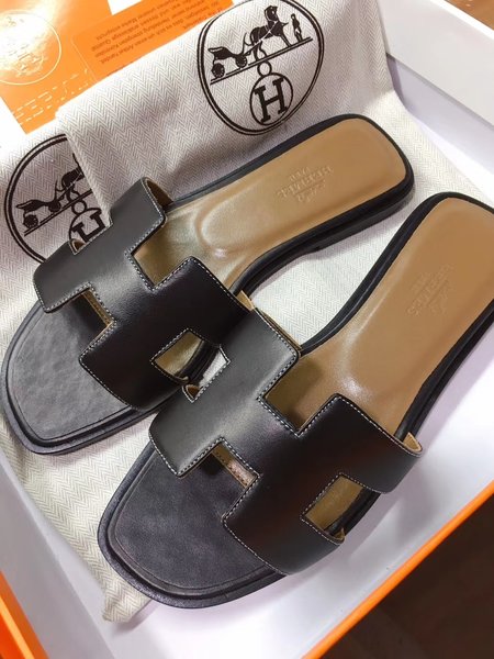 Hermes H series classic slippers