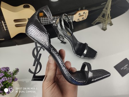 YSL YSL Logo high heel sandals