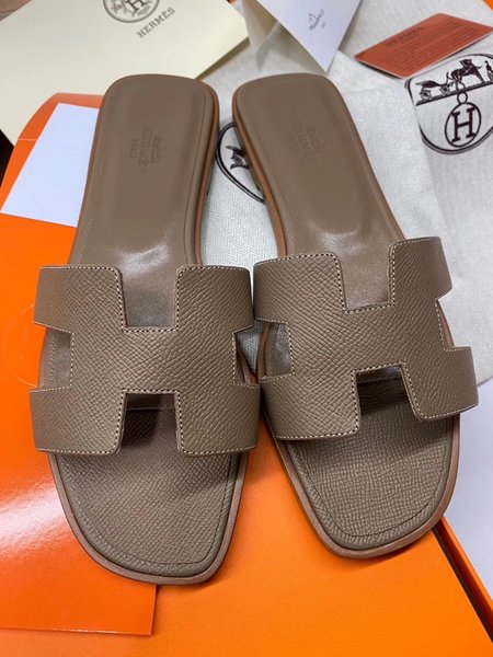 Hermes H series classic slippers