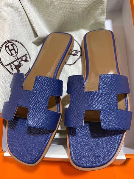 Hermes H series classic slippers