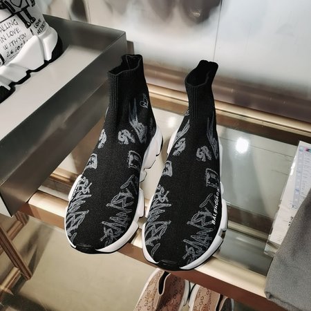 Balenciaga Print series socks boots