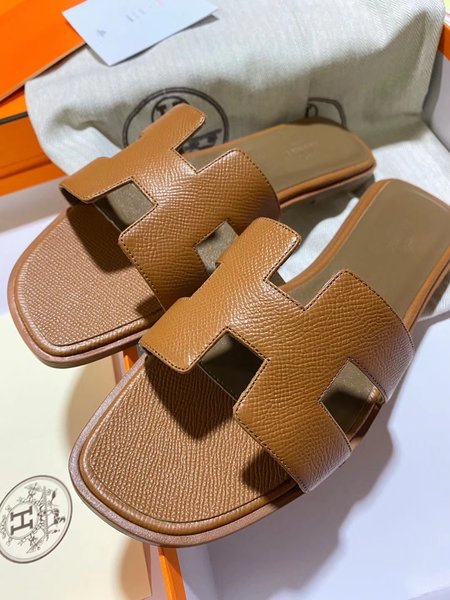 Hermes H series classic slippers