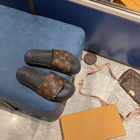 Louis Vuitton Monogram Slippers