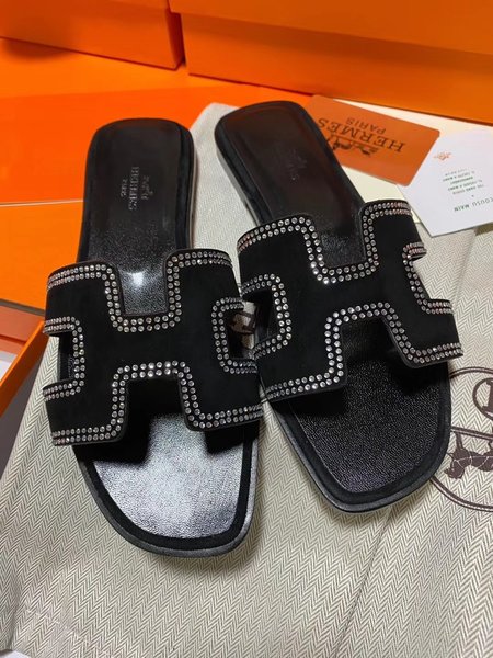 Hermes H series classic slippers