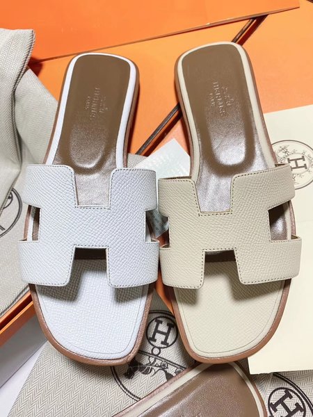 Hermes H series classic slippers